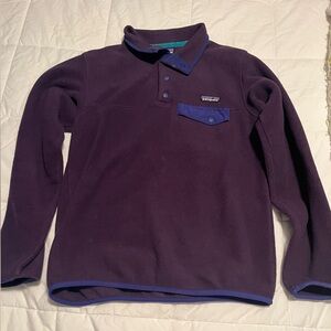 Patagonia Fleece Pullover Purple S